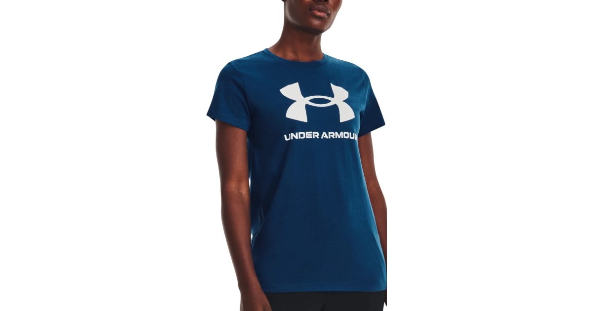 Тениска Under Armour Sportstyle Тъмно синьо | 1356305-426, 1