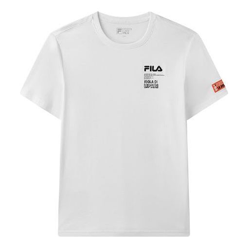 Тениска FILA Short Sleeve Graphic T-Shirt Бяло | F11M128117F-WT, 0
