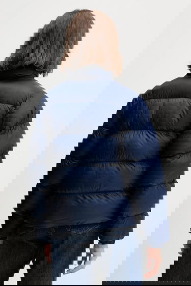 Пухо яке adidas Performance Adicolor Short Puffer Jacket Синьо | JX2950, 2