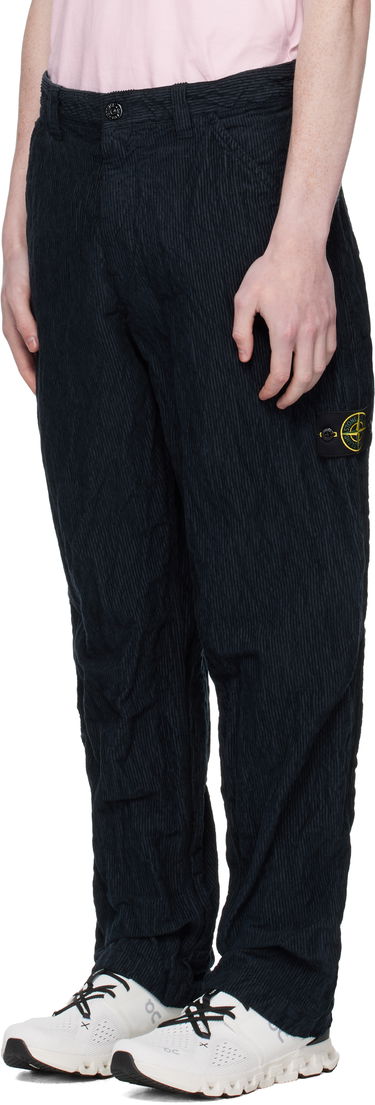 Панталони Stone Island Wrinkled Corduroy Trousers Тъмно синьо | K2S15 3100026 S0229, 3