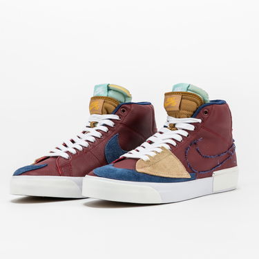 Кецове и обувки Nike SB Zoom Blazer Mid Edge SB "Team Red Navy" Многоцветен | DA2189-600, 1