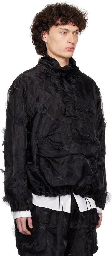 Ветровка Simone Rocha Simone Rocha Carnation Organza Cagoule Jacket Черно | 6123 1245, 1