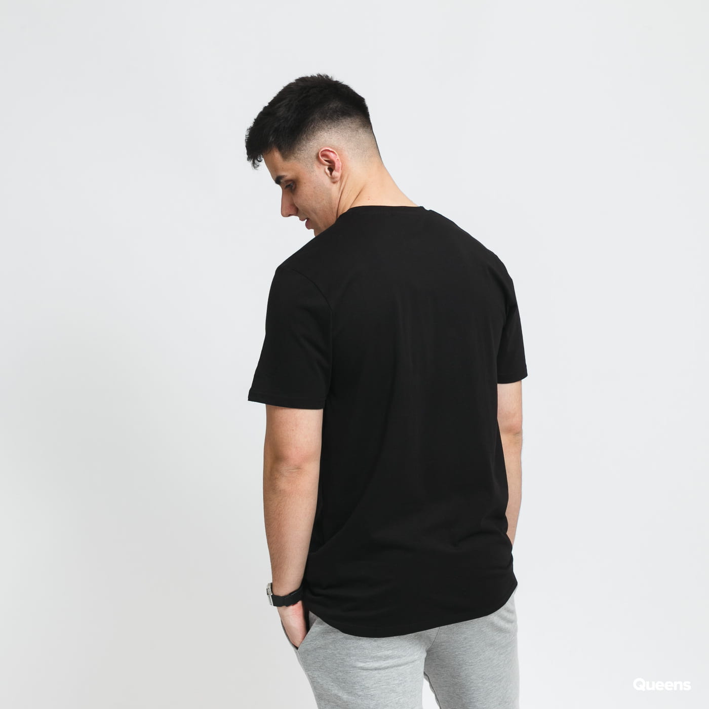 Тениска New Era NBA Wordmark Repeat Tee LA Lakers Черно | 12590885, 1