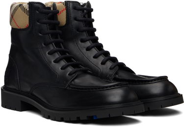 Кецове и обувки Burberry Rogue Combat Boots Черно | 8115599, 3