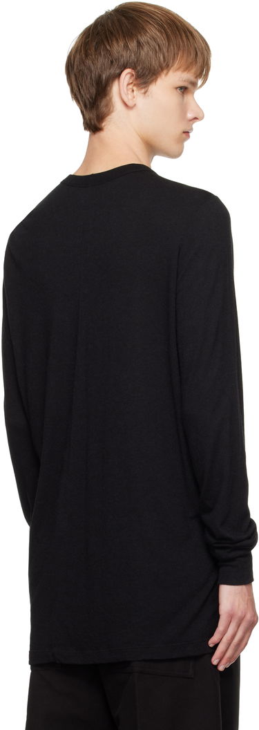 Тениска Rick Owens Rick Owens Concordians Level Long Sleeve T-Shirt Черно | RU02E1266 JR, 2