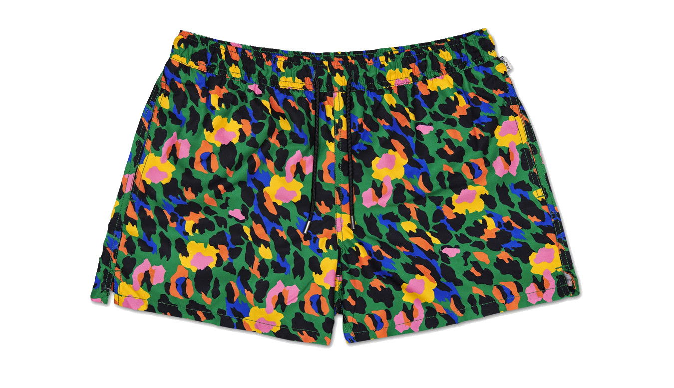 Бански Happy Socks Leopard Swim Shorts Многоцветен | LEO116-7500, 0