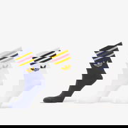 3S Striped Trefoil Crew Socks 3-Pack