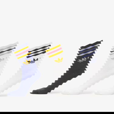 Чорапи adidas Originals 3S Striped Trefoil Crew Socks 3-Pack Многоцветен | KR5154, 0