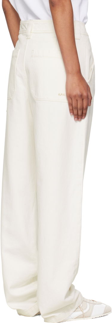 Карго панталони A.P.C. A.P.C. Gustav Carpenter Pants Бяло | COGZV-M08484, 2