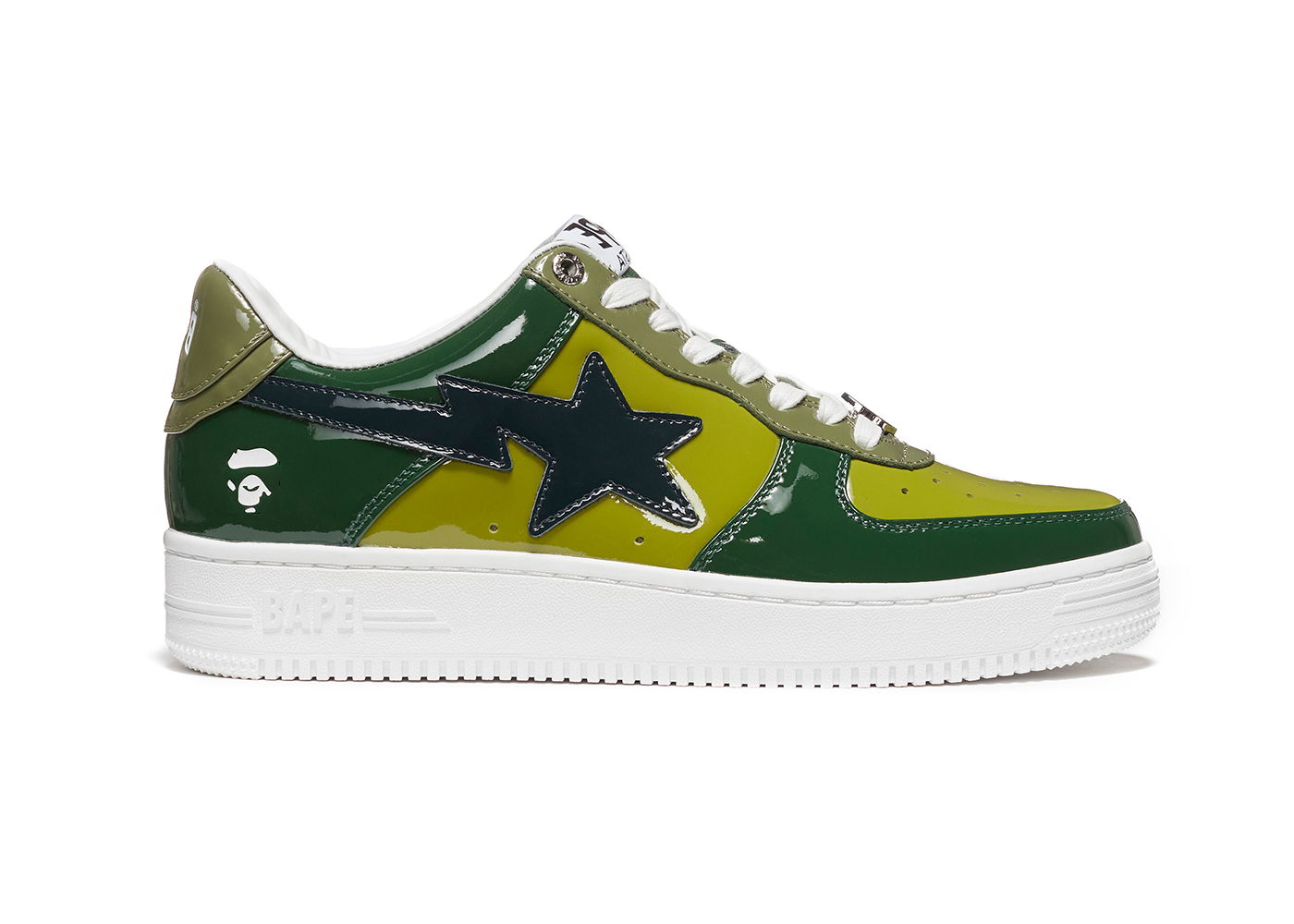 Кецове и обувки BAPE Bape Sta Low "Color Camo Combo Green" Зелено | 001FWH201046_GRN, 0