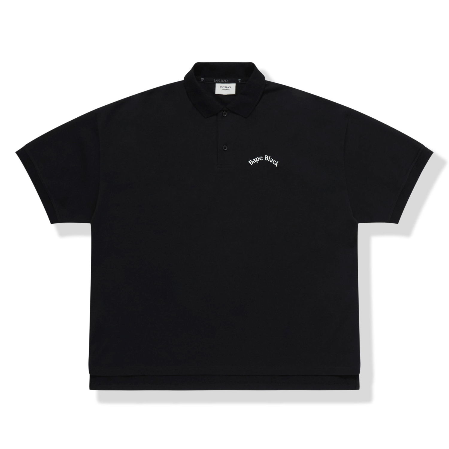 Поло тениска BAPE BAPE BLACK Logo Polo Black Черно | 1I20-112-002, 0