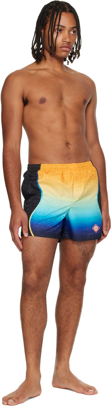 Бански Casablanca Casablanca Multicolor Gradient Jacquard Swim Shorts Многоцветен | M-AW25-TR-224-01, 3