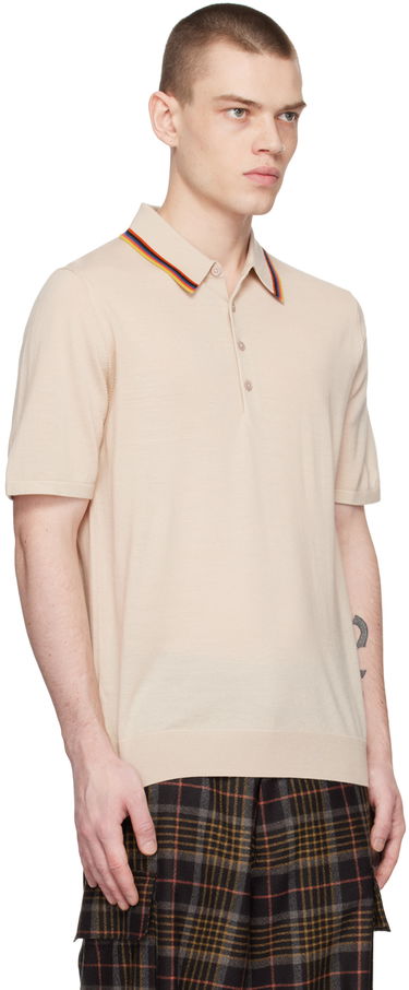 Поло тениска Paul Smith Paul Smith Knit Polo Бежово | M1R-066U-K01945-60, 1