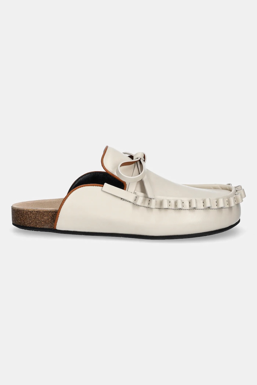 Кецове и обувки JW Anderson JW Anderson Leather Mules Бяло | LF0069.LA0323.002, 1