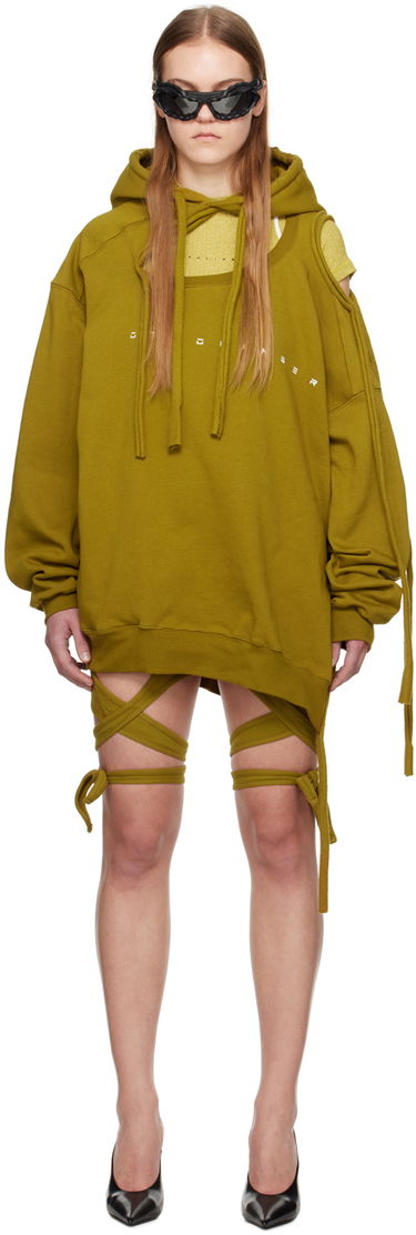 Суитчър Ottolinger Ottolinger Deconstructed Hoodie Зелено | 1503902, 0