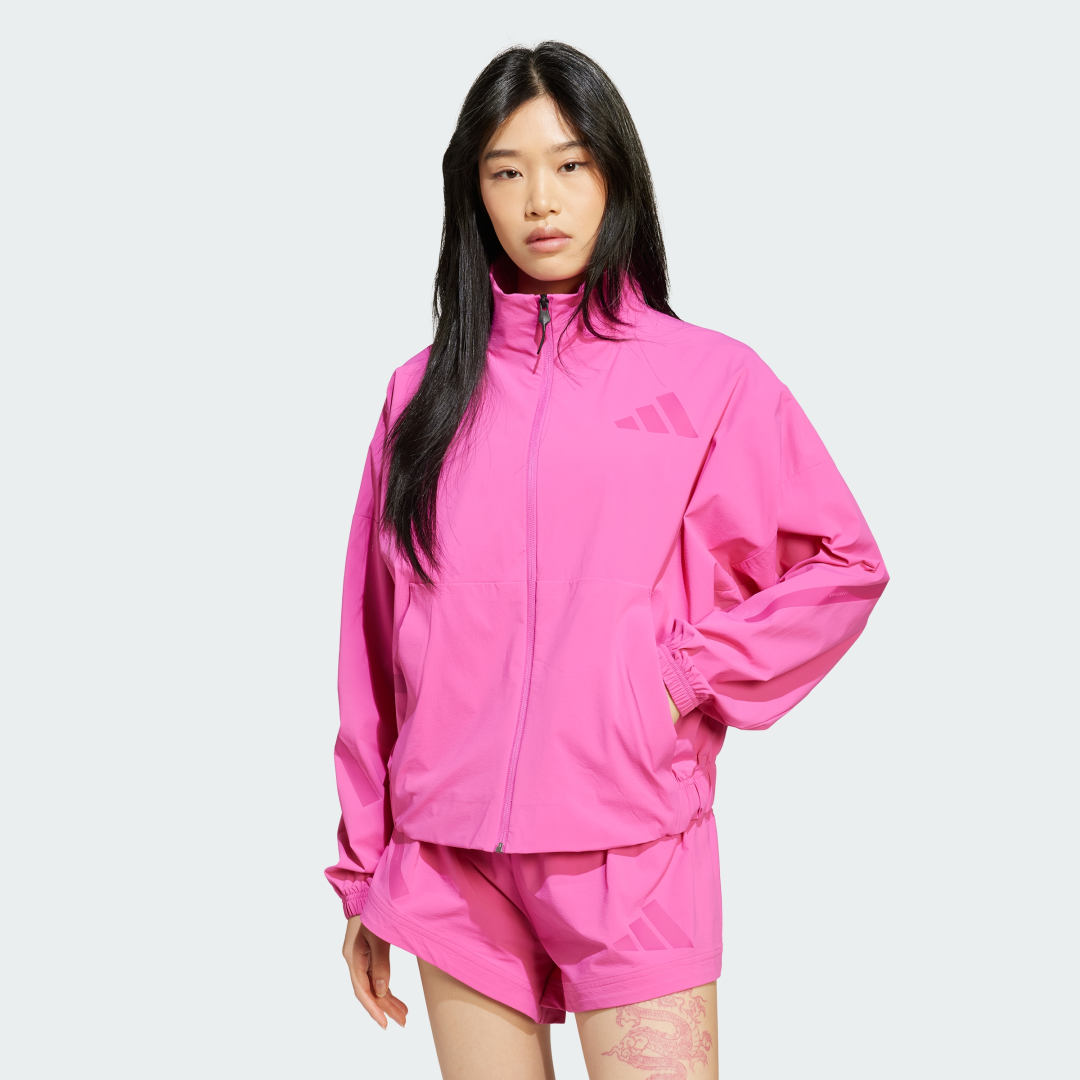 Ветровка adidas Performance Z.N.E. Woven Full-Zip Track Jacket Розово | JP4191, 0
