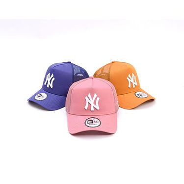 Шапка с козирка New Era Adjustable Trucker Hat NY Yankees Essential 9FORTY Розово | 60595192, 4