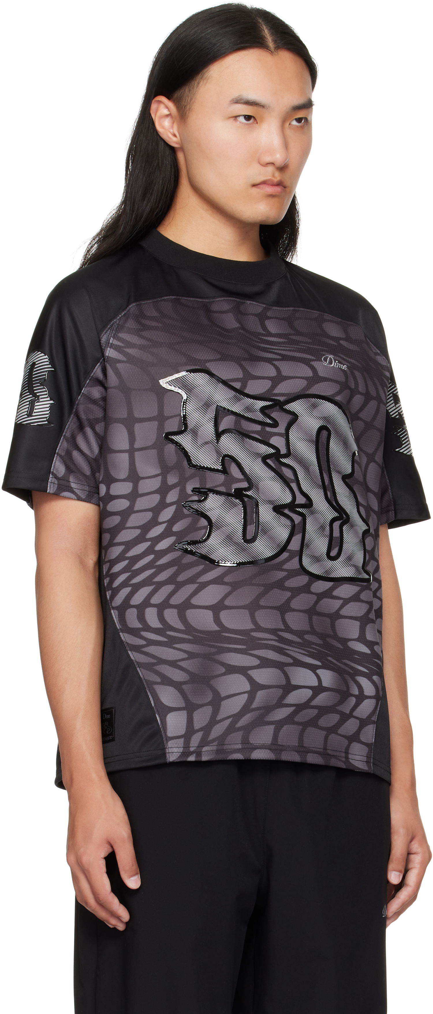 Фланелка Dime Dime N50 Jersey T-Shirt Черно | DIMEFA256BLK, 1
