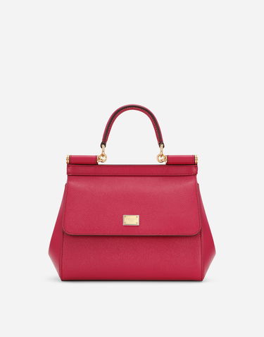 Дамска чанта Dolce & Gabbana Dolce & Gabbana Sicily Medium Top Handle Bag Розово | BB6003A10018I484, 0