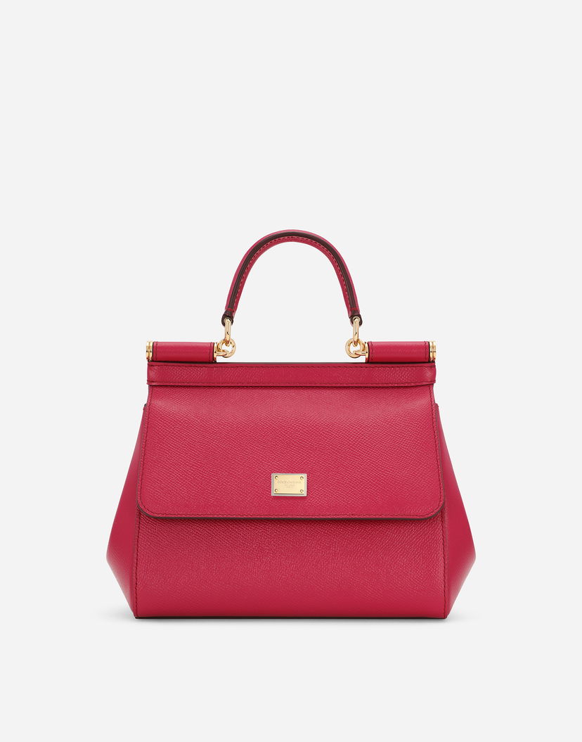 Дамска чанта Dolce & Gabbana Dolce & Gabbana Sicily Medium Top Handle Bag Розово | BB6003A10018I484