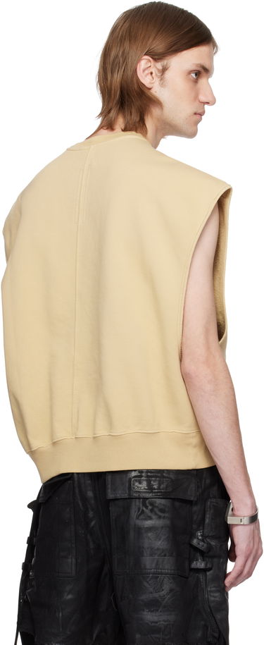 Пуловер Rick Owens Rick Owens DRKSHDW Hollywood Jumbo Tatlin Sleeveless Sweatshirt Бежово | DU01E3160 F, 2