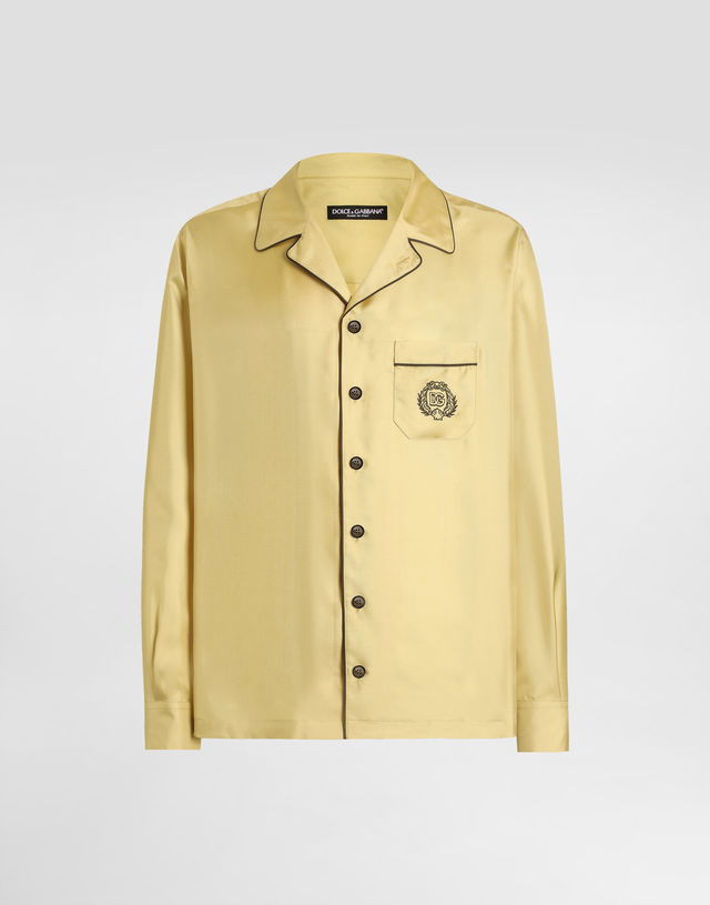 Dolce & Gabbana Men's Silk Twill Vanity Shirt