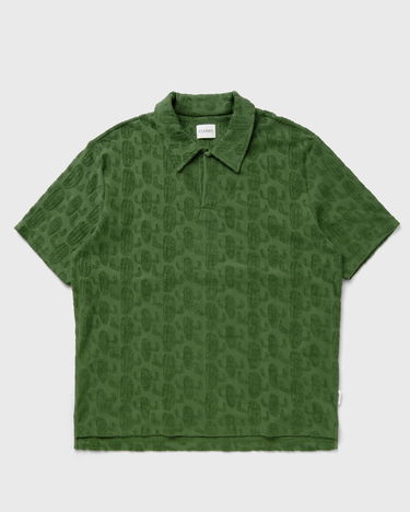 Поло тениска CLOSED Cactus Jacquard Polo Shirt Зелено | C85372-43D-JC-676, 1
