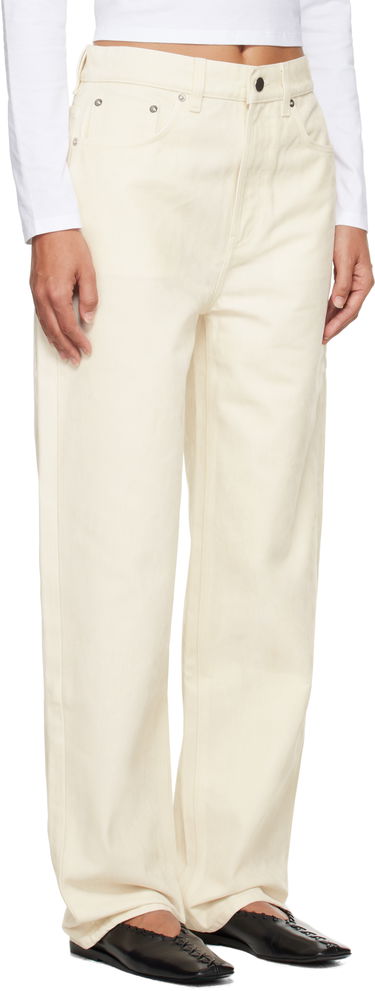 Дънки Loulou de Saison Loulou de Saison Asmar Velvet Jeans Бяло | ASMAR, 1