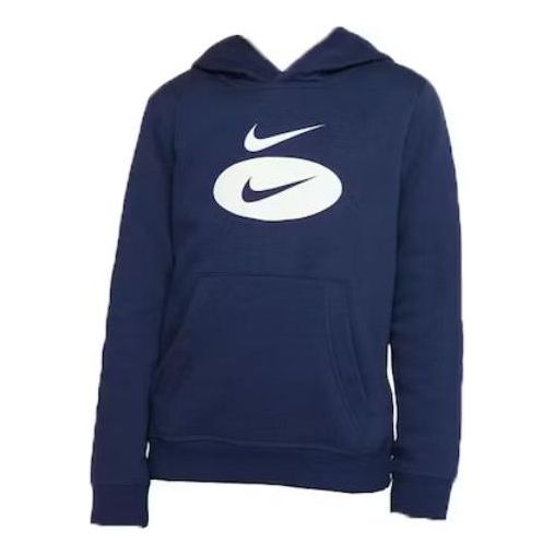 Суитчър Nike Sportswear Pullover Hoodie Тъмно синьо | DM8097-410