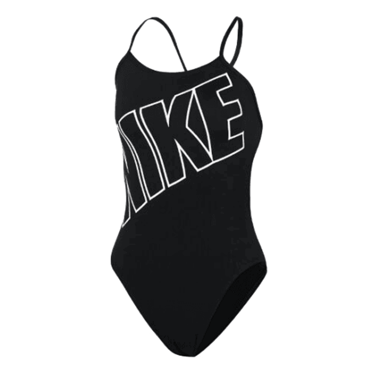 Бански Nike Adjustable Crossback One Piece Swimsuit Черно | NESSF019-001, 0