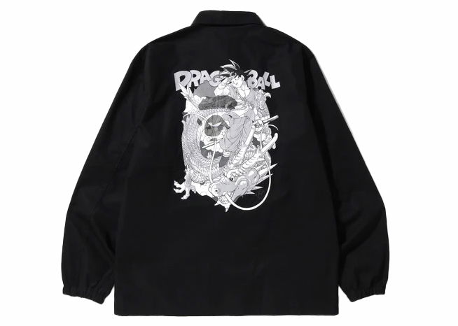 Яке BAPE BAPE x Dragon Ball Z Coaches Jacket (FW23) Black Черно | 1I23-140-906