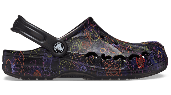 Кецове и обувки Crocs Baya Floral Clogs Черно | 210450-001, 0