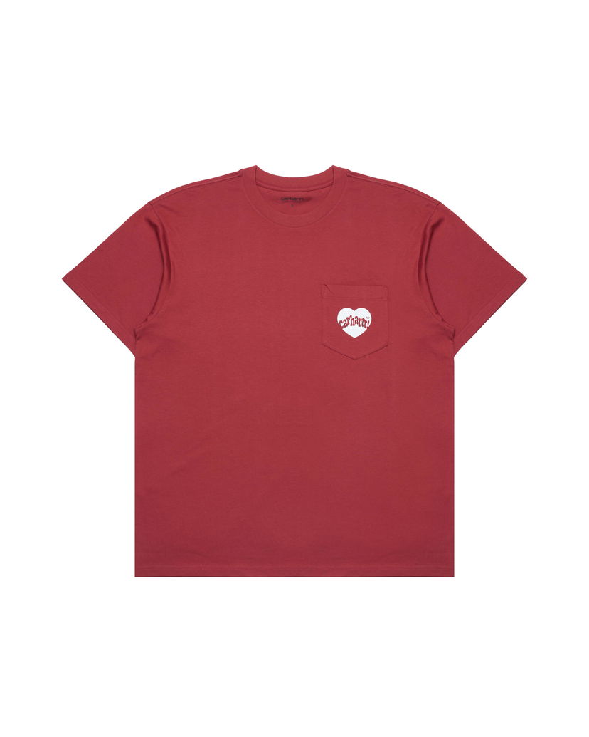 Тениска Carhartt WIP Amour Pocket Червено | I033675.2AGXX