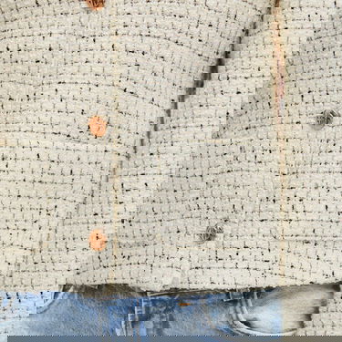 Яке Anine Bing Anitta White/Black Tweed Jacket Бяло | A-01-7165-193, 5