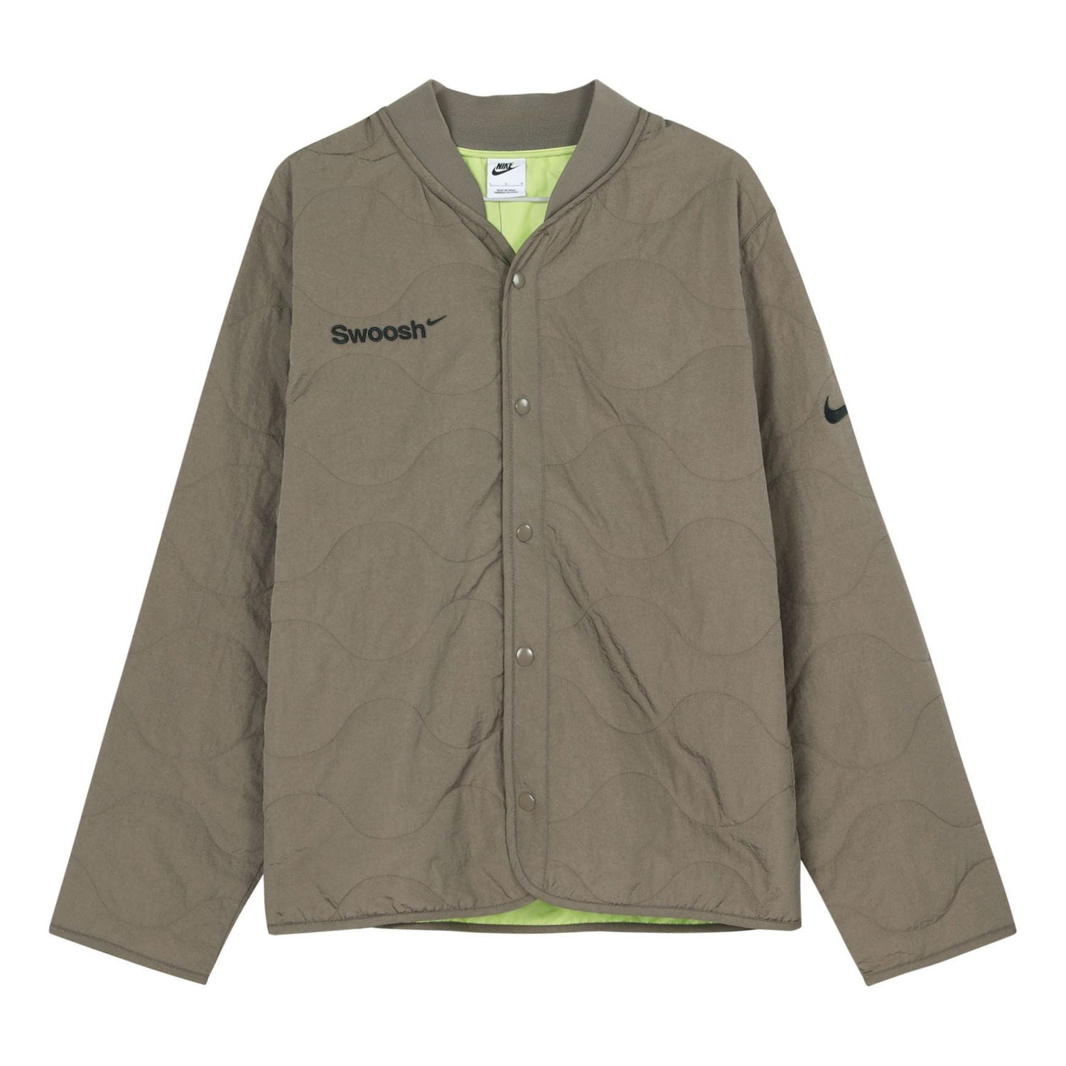 Яке бомбър Nike NSW Swoosh Padded Jacket Зелено | FB1909-031, 0