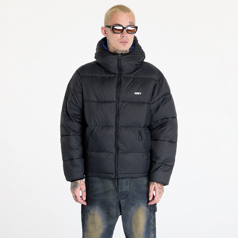 Пухо яке OBEY Stratus Puffer Black Черно | 121800576-BLK