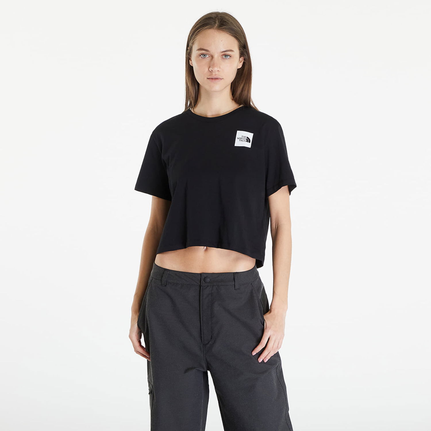 Съкратен топ The North Face Cropped Fine Tee TNF Black Черно | NF0A87NBJK31, 0