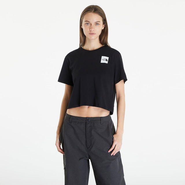 Cropped Fine Tee TNF Black