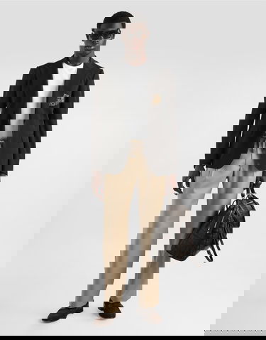 Яке Dolce & Gabbana Single-breasted Sicilia Light Jacket Bistretch Wool Canvas Черно | G2TV4ZFUBGBN0000, 1