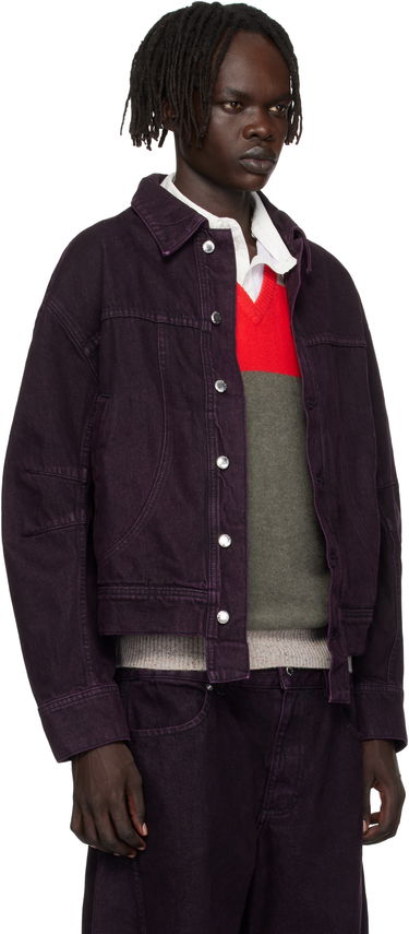 Яке Eckhaus Latta Eckhaus Latta 'El Jacket Redux' Denim Jacket Лилаво | 1224-EL-PF25-A, 1