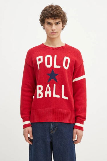 Пуловер Polo by Ralph Lauren Crewneck Sweater Червено | 710949298, 0