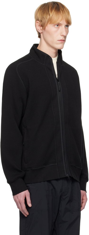 Пуловер Stone Island Stone Island Waffle Fleece Sweatshirt Черно | K1S15 6100007 S0044, 1