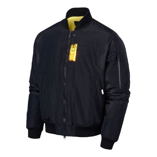 Яке бомбър Jordan Jordan 23 Engineered Numeric Pattern Baseball Jacket Черно | CV2787-010