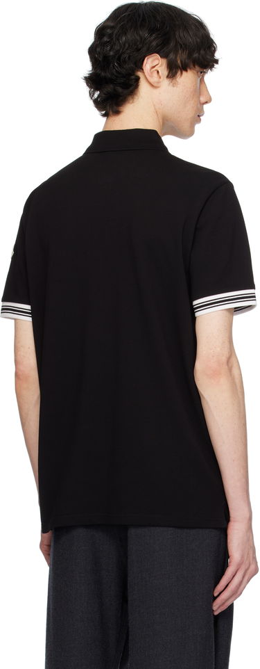 Поло тениска Moncler Archivio Short Sleeve Polo Черно | K10918A00006899UR, 2