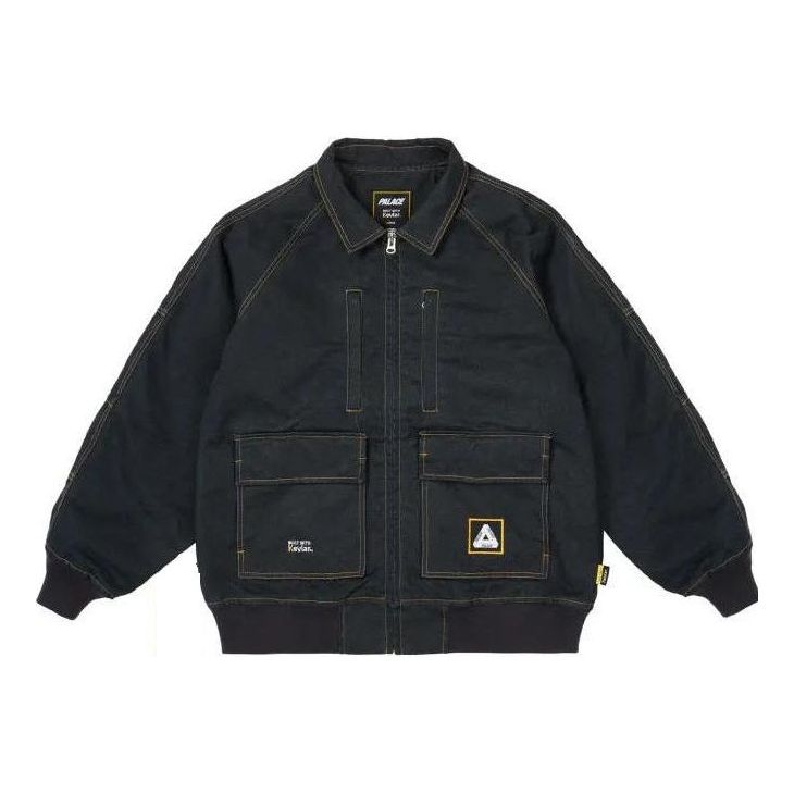 Яке бомбър Palace Palace Kevlar Denim Bomber Jacket Черно | P23JK103