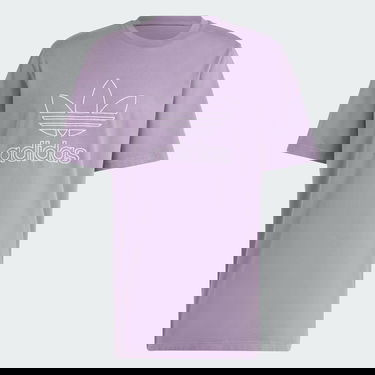Тениска adidas Originals Adicolor Outline Trefoil Tee Лилаво | IR7992, 5