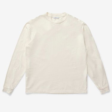 Тениска John Elliott Long Sleeve University Tee Salt Бяло | A189M14519A, 1