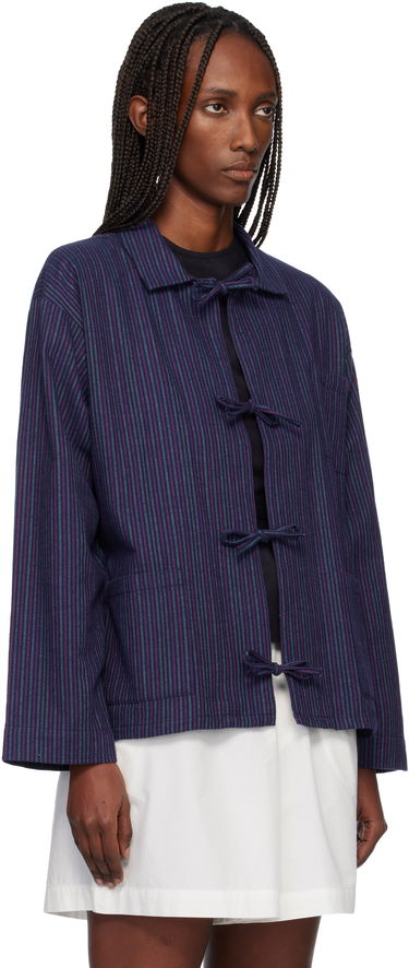 Риза Baserange Limber Striped Shirt with Frog Closures Многоцветен | TSLI-FLP-WI25, 1