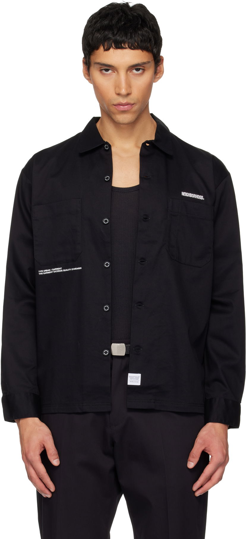 Риза Neighborhood Classic LS Work Shirt Черно | 252TSNH-SHM01