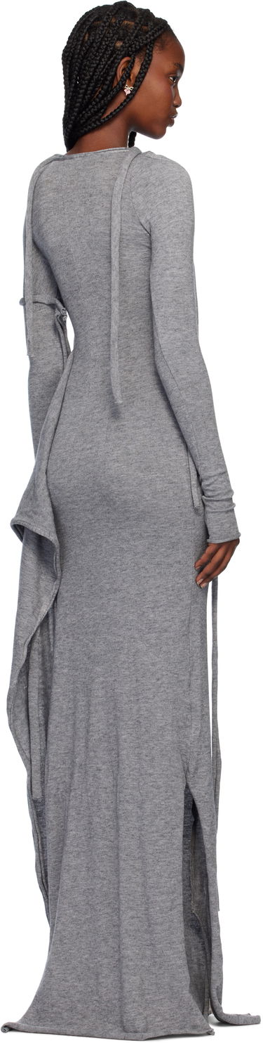 Pокля Ottolinger Ottolinger Strap Knit Maxi Dress Сиво | 2204030411, 2